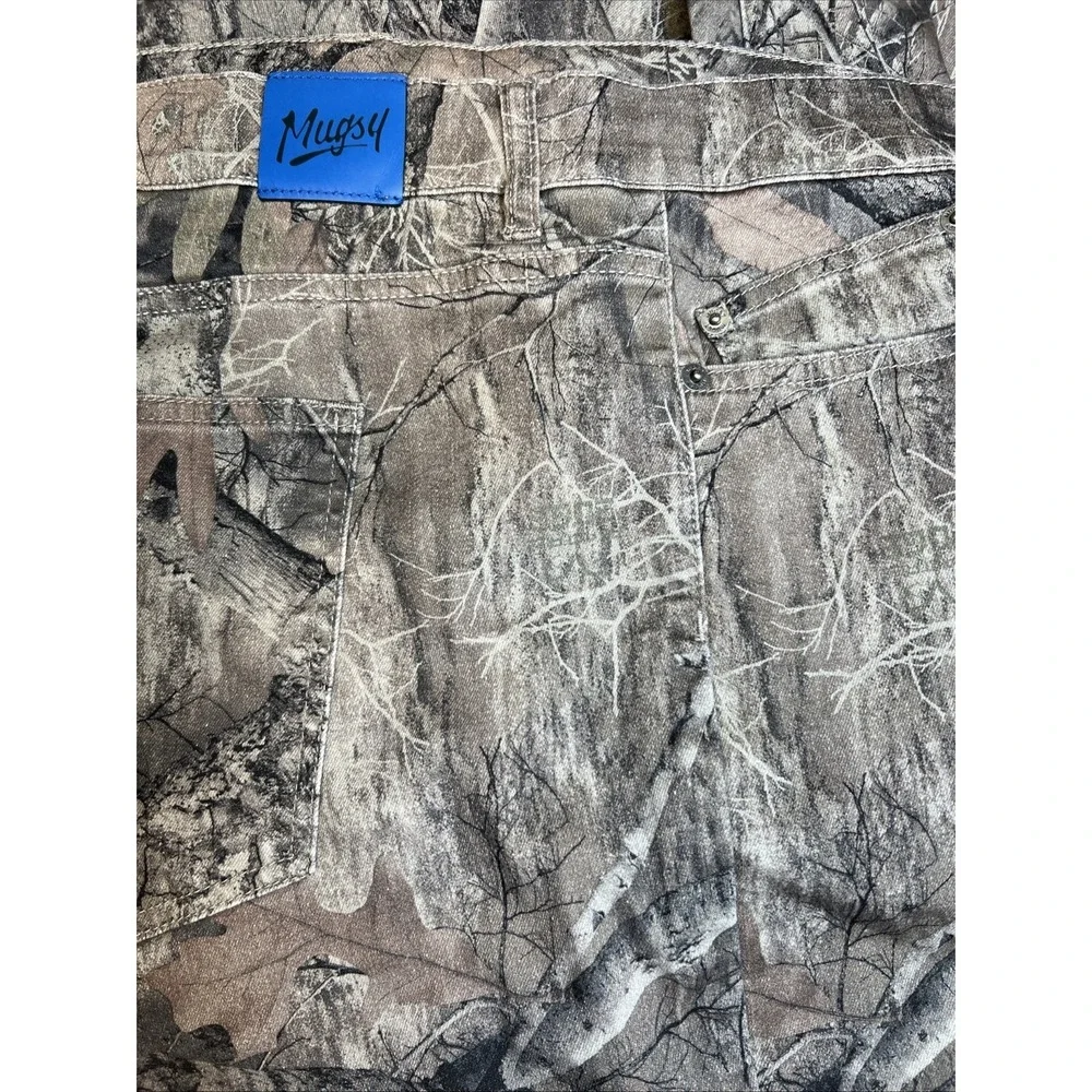 Mugsy RealTree Camo Mens Stretch Straight Baggy Pants 44x30 Special Edition EUC - Picture 6 of 16